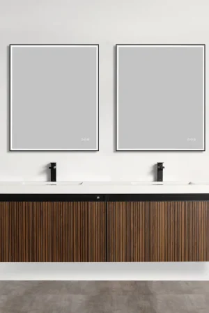 Blossom Lille 72" Brown Walnut Strip Double Vanity Limited Edition