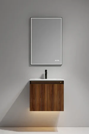 Blossom Lille 24" Brown Walnut Strip Single Vanity While Supplies Last