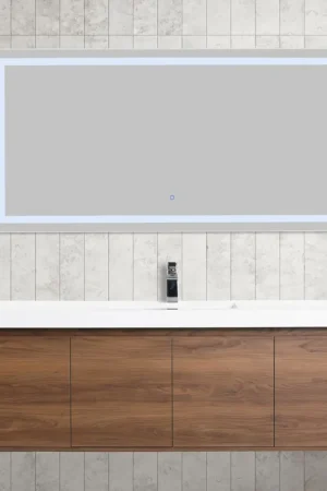 Hassle-Free Returns Blossom Bern 60" Brown Walnut Single Vanity