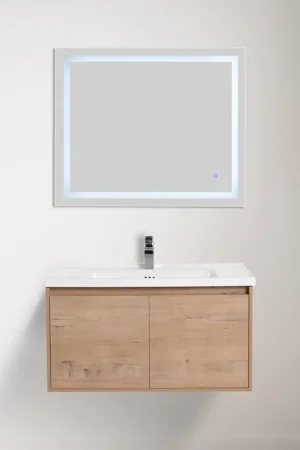 No Minimum Order Blossom Bern 36" Classic Oak Vanity With Ceramic Basin