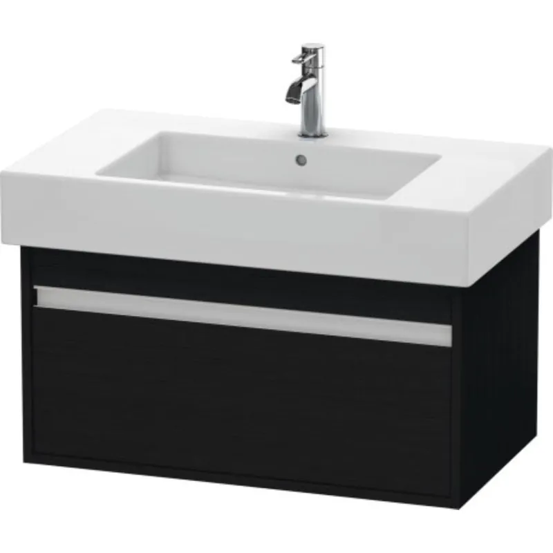 Duravit Ketho 31" x 16" x 18" Wall-Mount Vanity Unit in Oak Black (KT66900) Free Shipping