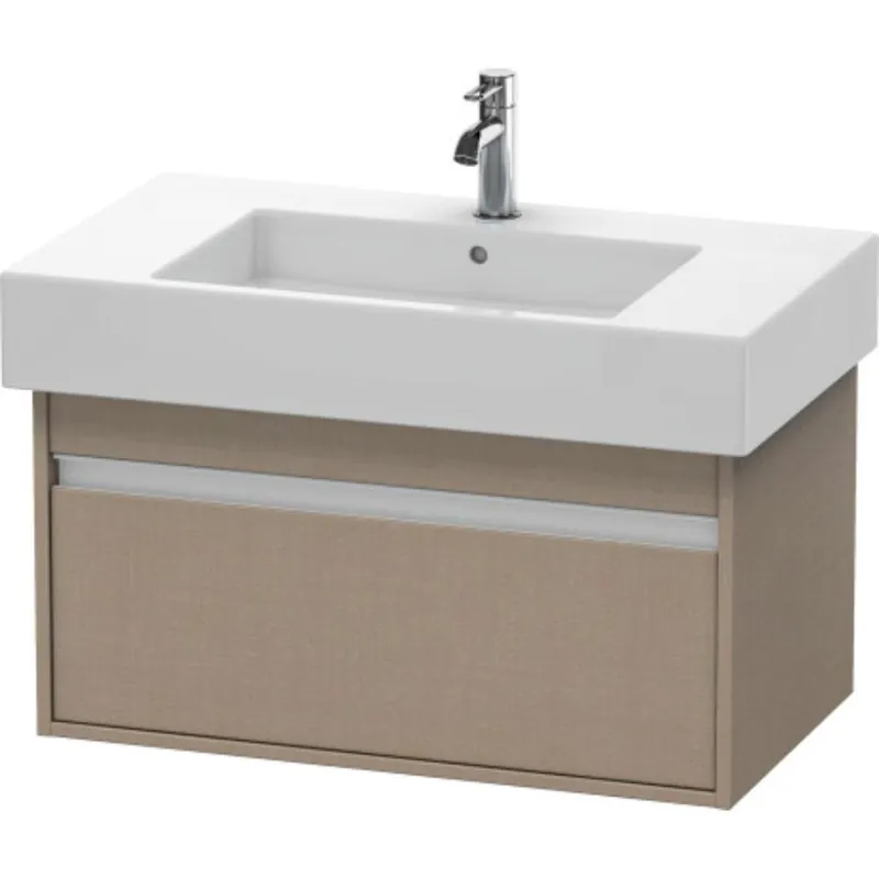 Handmade Duravit Ketho 31" x 16" x 18" Wall-Mount Vanity Unit in Linen (KT66900)