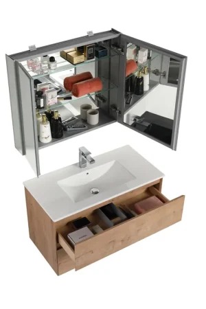 Direct From Factory Blossom Assisi 36" Classic Oak Single Sink Vanity Base