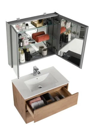 Blossom Assisi 30" Classic Oak Single Sink Vanity Base Hassle-Free Returns