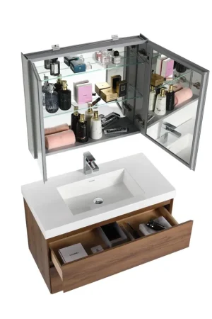 Blossom Assisi 36" Brown Walnut Single Sink Vanity Base Hot Picks