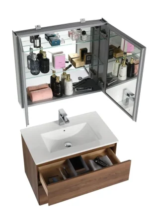 Buy Online Blossom Assisi 30" Brown Walnut Single Sink Vanity Base