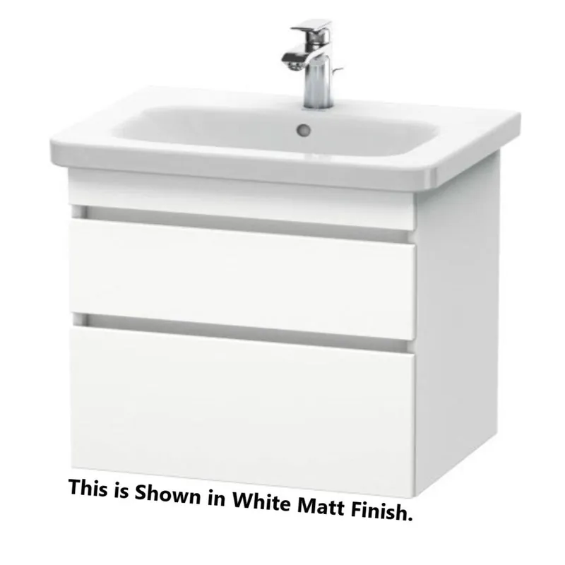 Duravit DuraStyle 23" x 24" x 18" Two Drawer Wall-Mount Vanity Unit in Light Blue and White (DS648000918) Big Sale