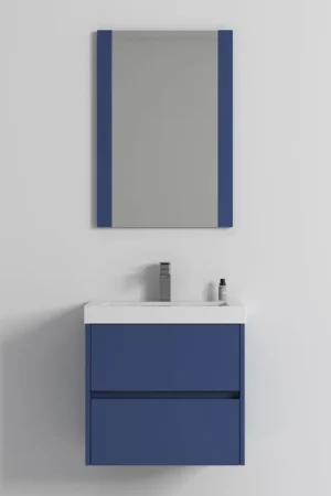 Original Blossom Valencia 24" Navy Blue Wall-Mounted Vanity Base Only