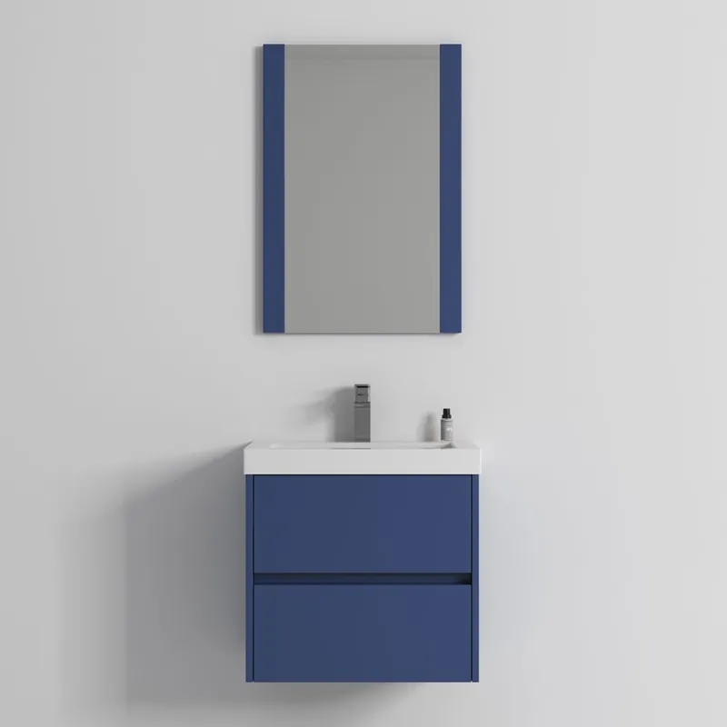 Original Blossom Valencia 24" Navy Blue Wall-Mounted Vanity Base Only