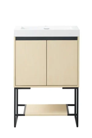 Blossom Porto 24" Nature Maple Freestanding Vanity With Acrylic Sink No Minimum Order