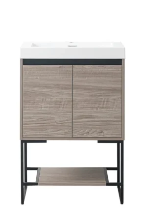 Blossom Porto 24" Teak Freestanding Vanity With Acrylic Sink Reduced Price