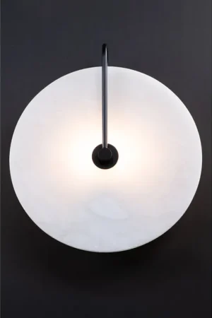 Best Price The Vault Rylan Alabaster Moon Wall Sconce