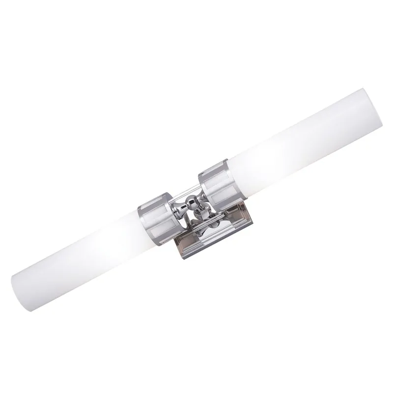 Norwell Lighting Astor 4" x 25" Chrome Horizontal/Vertical Vanity LED Sconce With Shiny Opal Glass Diffuser New Release