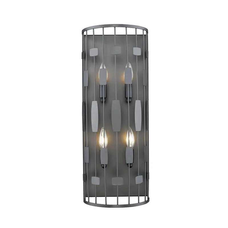 Z-Lite Almet 9" 4-Light Bronze Steel Frame Wall Sconce Top Pick
