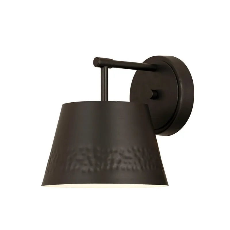 Latest Z-Lite Maddox 8" 1-Light Matte Black Wall Sconce
