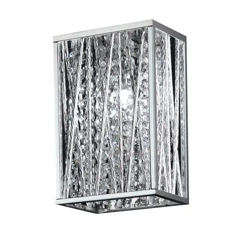 Z-Lite Terra 6" 1-Light LED Chrome Wall Sconce With Aluminum Chrome Shade Get Yours