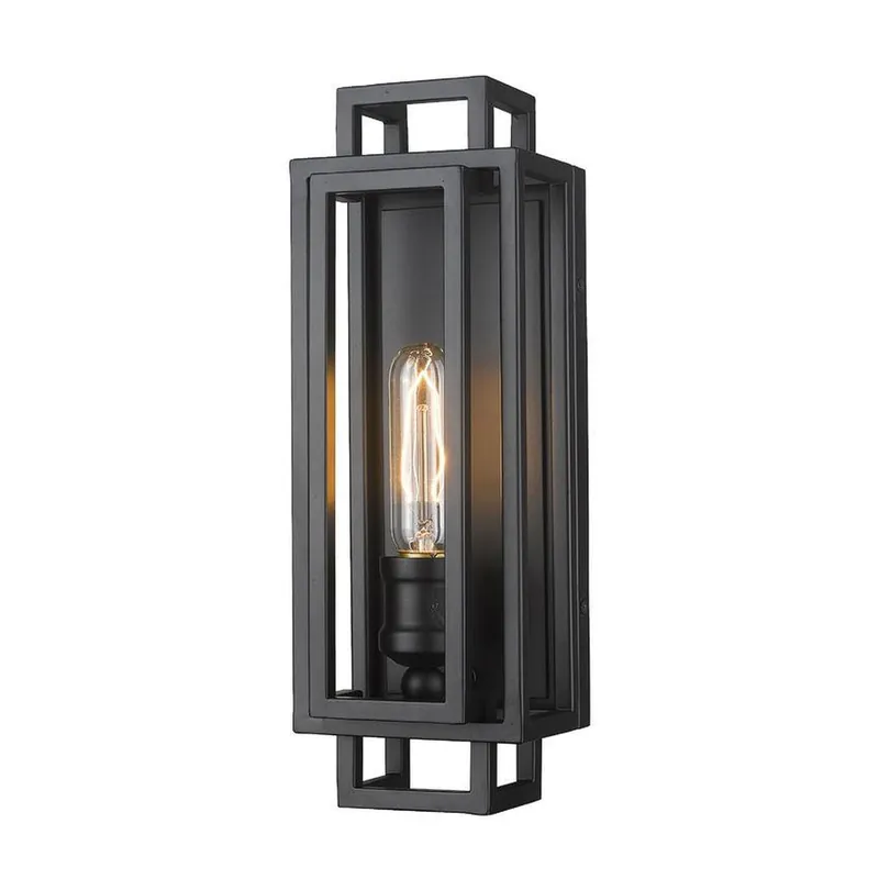 Z-Lite Titania 5" 1-Light Matte Black Wall Sconce Limited Edition
