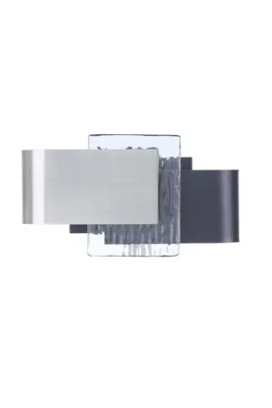 Craftmade Harmony 12" 1-Light Polished Nickel LED Wall Sconce With Clear Artisan Glass Shade Best Price