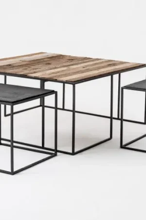 Nesting Coffee Table Set 100cm By Novasolo - CPP 28005 Brand New