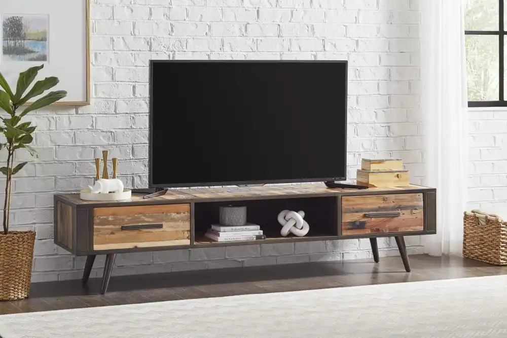 TV Dresser 2 Drawers By Novasolo - KK NO 20005 Warranty Included