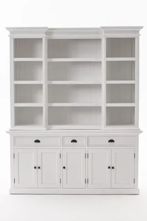 Grab Now Kitchen Hutch Cabinet with 5 Doors 3 Drawers By Novasolo - BCA605