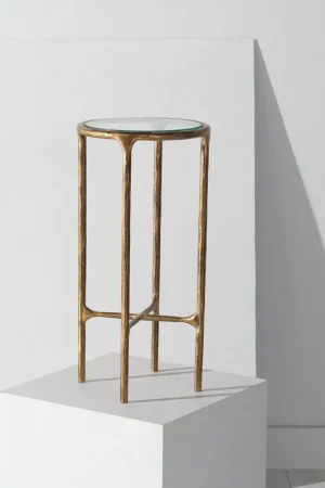 Safavieh Jessa Metal Tall Rd End Table Best Seller