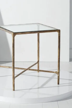 Safavieh Jessa Metal Square End Table Hassle-Free Returns