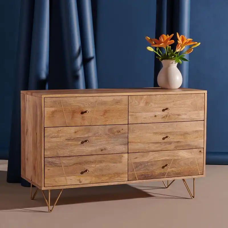 High Quality Safavieh Marigold 6 Drawer Dresser