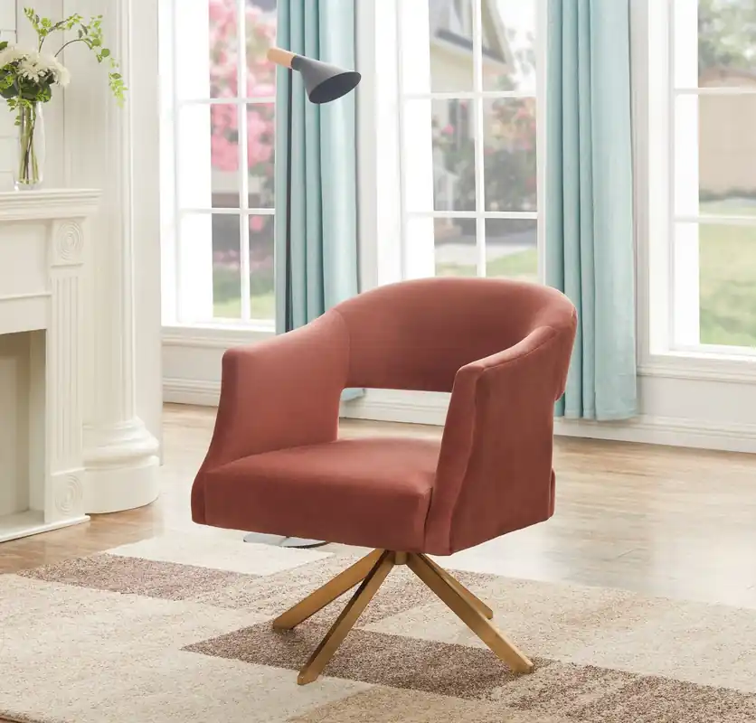 Last Chance Safavieh Quartz Swivel Accent Chair