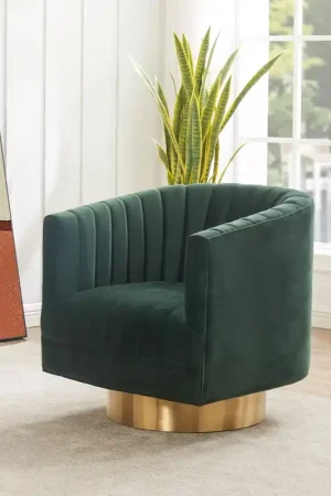 While Supplies Last Safavieh Josephine Swivel Barrel Chair