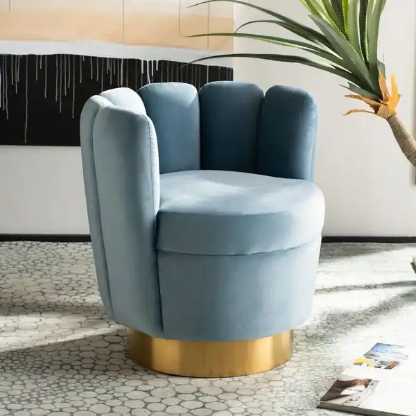 Safavieh Arrow Swivel Velvet Chair Fresh Stock