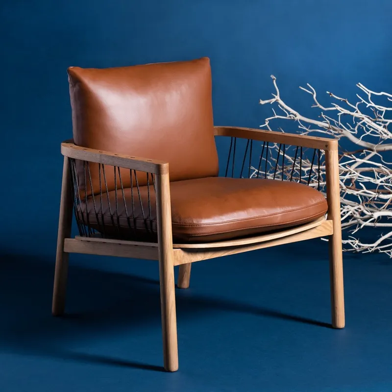 Bulk Order Safavieh Caramel Midcentury Leathe Chai