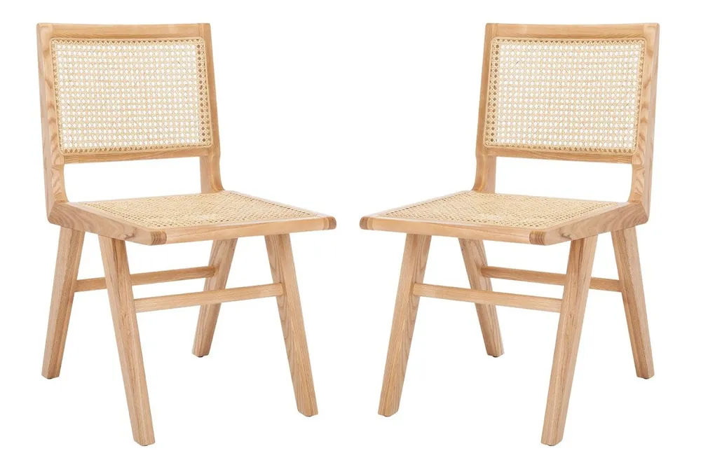 Free Returns Safavieh Hattie French Cane Dining Chair Set Of 2