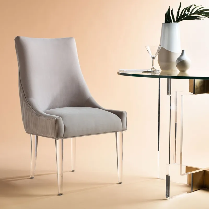 Reduced Price Safavieh Deluca Acrylic Leg Dining Chair