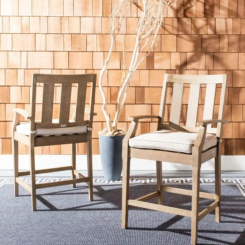 Special Offer Safavieh San Salvador Patio Bar Stools
