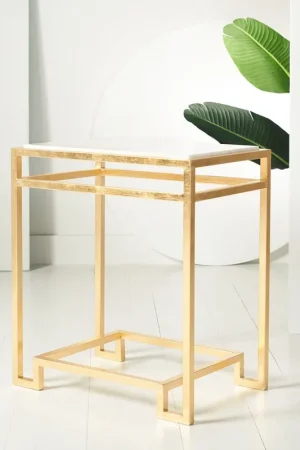 Safavieh Moriah Gold Leaf Accent Table Secure Checkout