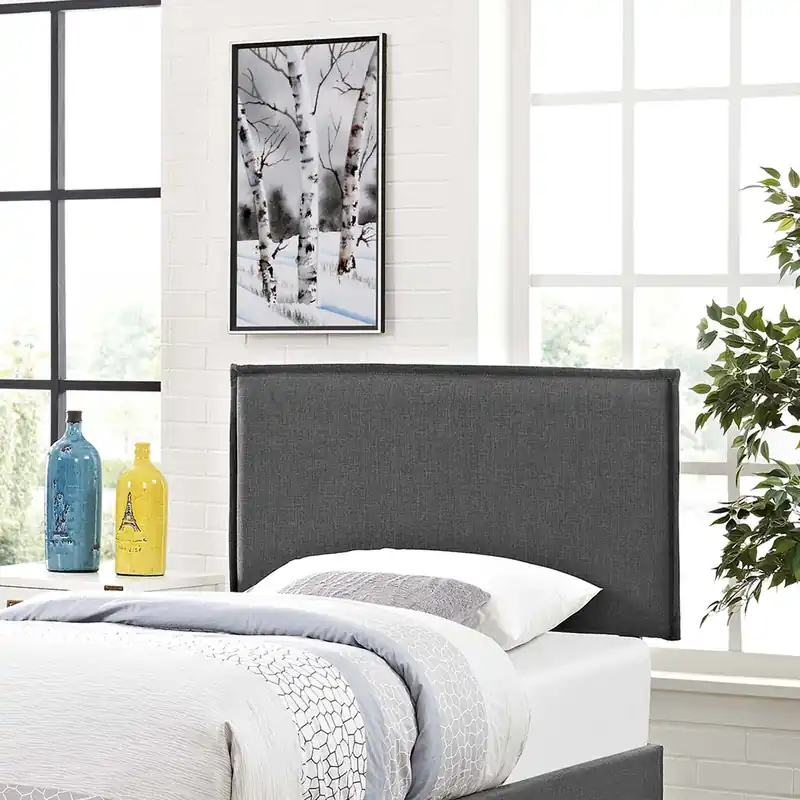 Camille Twin Upholstered Fabric Headboard By Modway - MOD-5405 Hassle-Free Returns