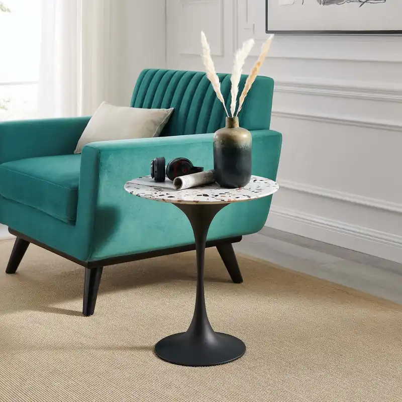 Flash Sale Lippa 20" Round Terrazzo Side Table By Modway - EEI-5692