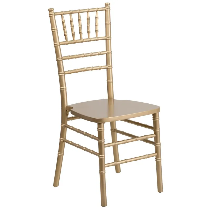 Premium Hercules Series Gold Wood Chiavari Chair By Flash Furniture - Gold