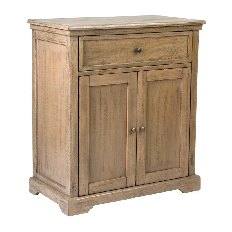 Same Day Shipping Naomi Cabinet 2 Doors /1 Drawer Mango by jeffan