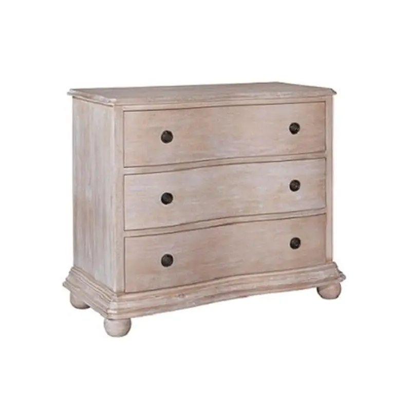 High Quality Joan Mango Wood 3 Drawer Dresser, MC Grey by Jeffan