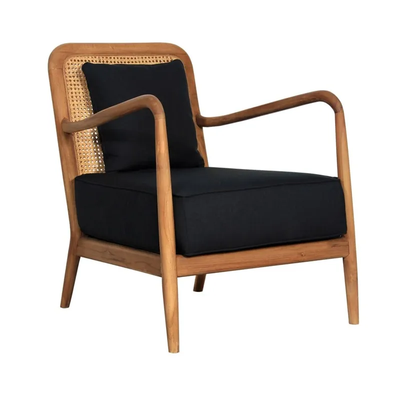 Low Price Alora Rattan Occasional Chair, Teak/Rattan Cane by Jeffan