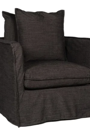 Amelia Polyester Slipcovered Swivel Chair by Jeffan Buy Online