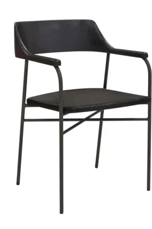 Zephyr Iron-Mango Dining Arm Chair, Bronze Set of 2 by Jeffan Top Rated