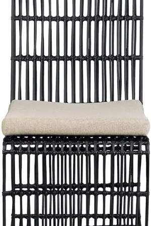 Marvel Dining Chair, Black Rattan & Iron Set of 2 by Jeffan Order Now
