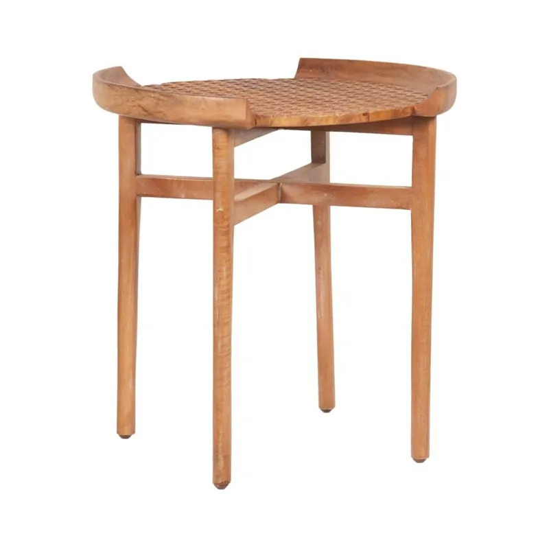 Gracie Cane Accent Table, Mango by Jeffan Popular