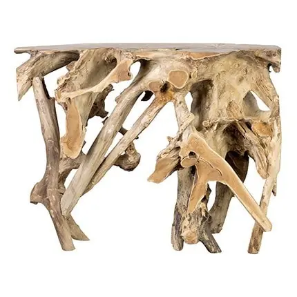 Natura Recycled Teakwood Root Table by Jeffan Mega Sale