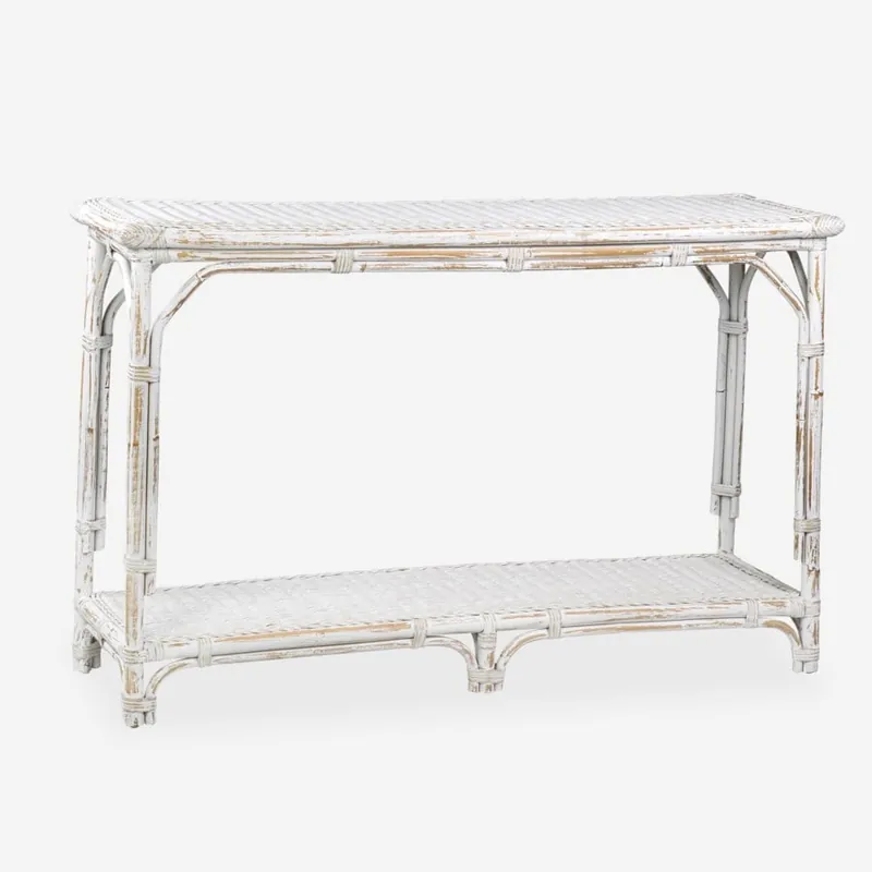 Bali Rattan Console Table by Jeffan Deal