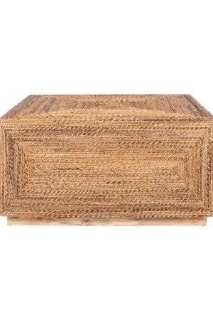 Soren Braided Seagrass Coffee Table, Natural by Jeffan Grab Now