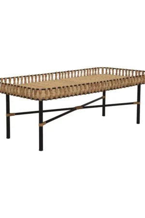One Day Deal Calla Rectangular Rattan Coffee Table by Jeffan